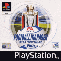 FA Premier League Football Manager 2001 PAL Playstation PAL box art